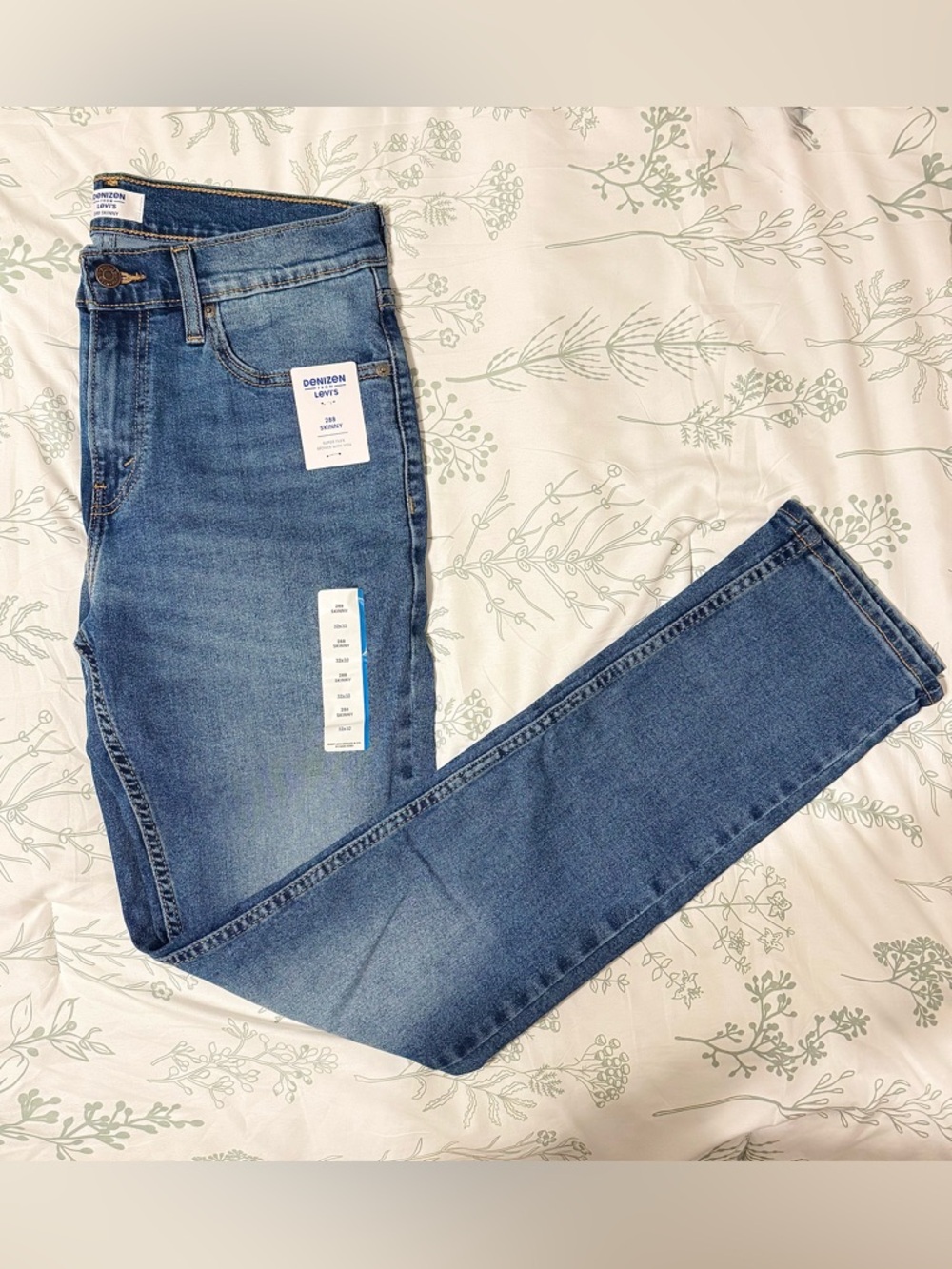 NWT: Men’s Levi Denizen 288 Skinny Blue Jeans 32x32 - Picture 2 of 5